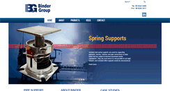 Desktop Screenshot of bindergrp.com